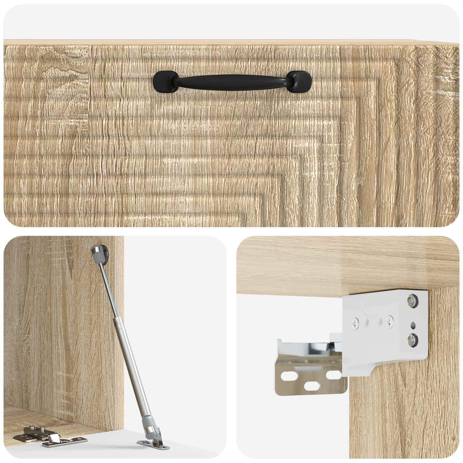 Nástěnná Tv Skříň Dub Sonoma 78,5 X 41 X 30 Cm Kompozitní Dřevo