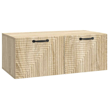Nástěnná Tv Skříň Dub Sonoma 78,5 X 41 X 30 Cm Kompozitní Dřevo