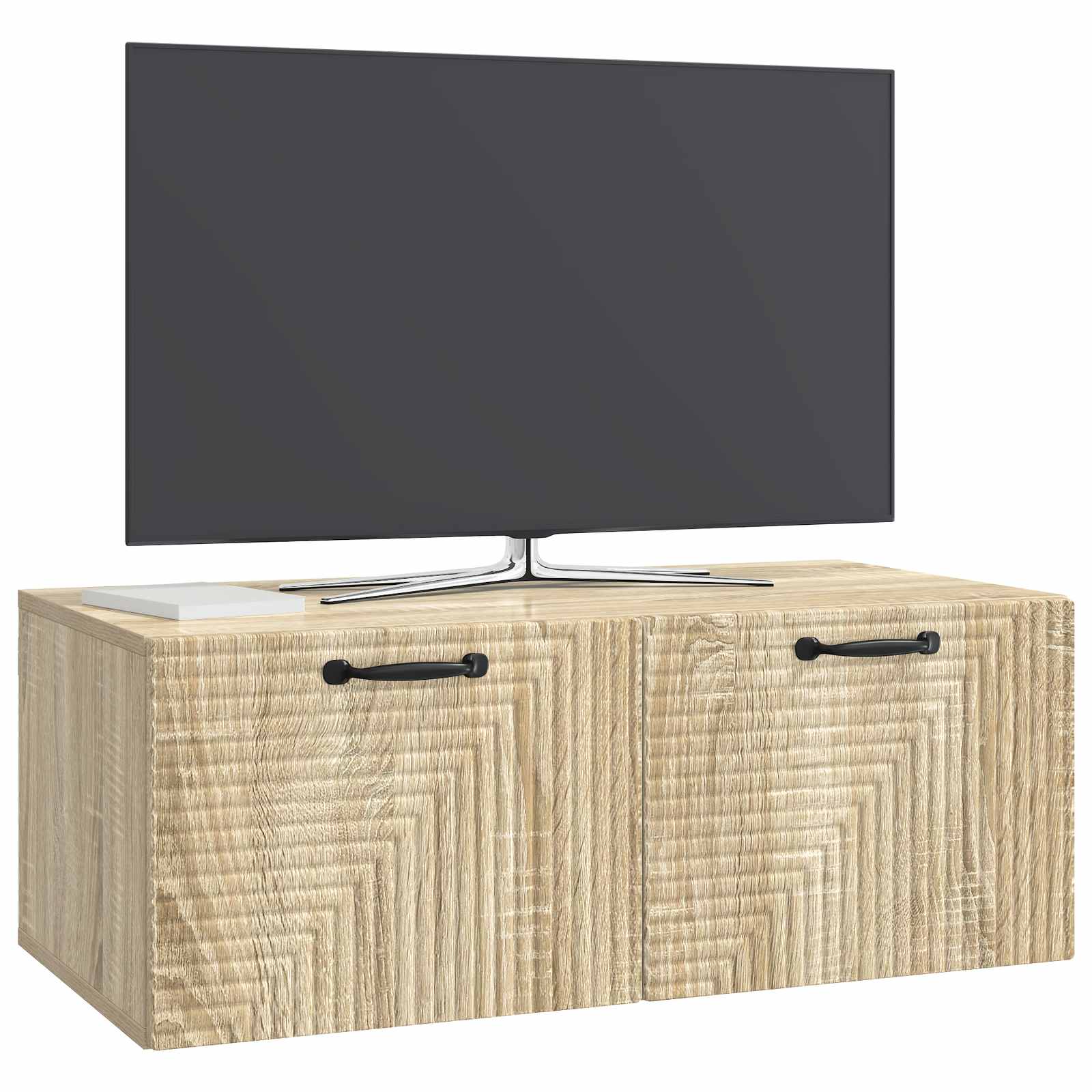 Nástěnná Tv Skříň Dub Sonoma 78,5 X 41 X 30 Cm Kompozitní Dřevo