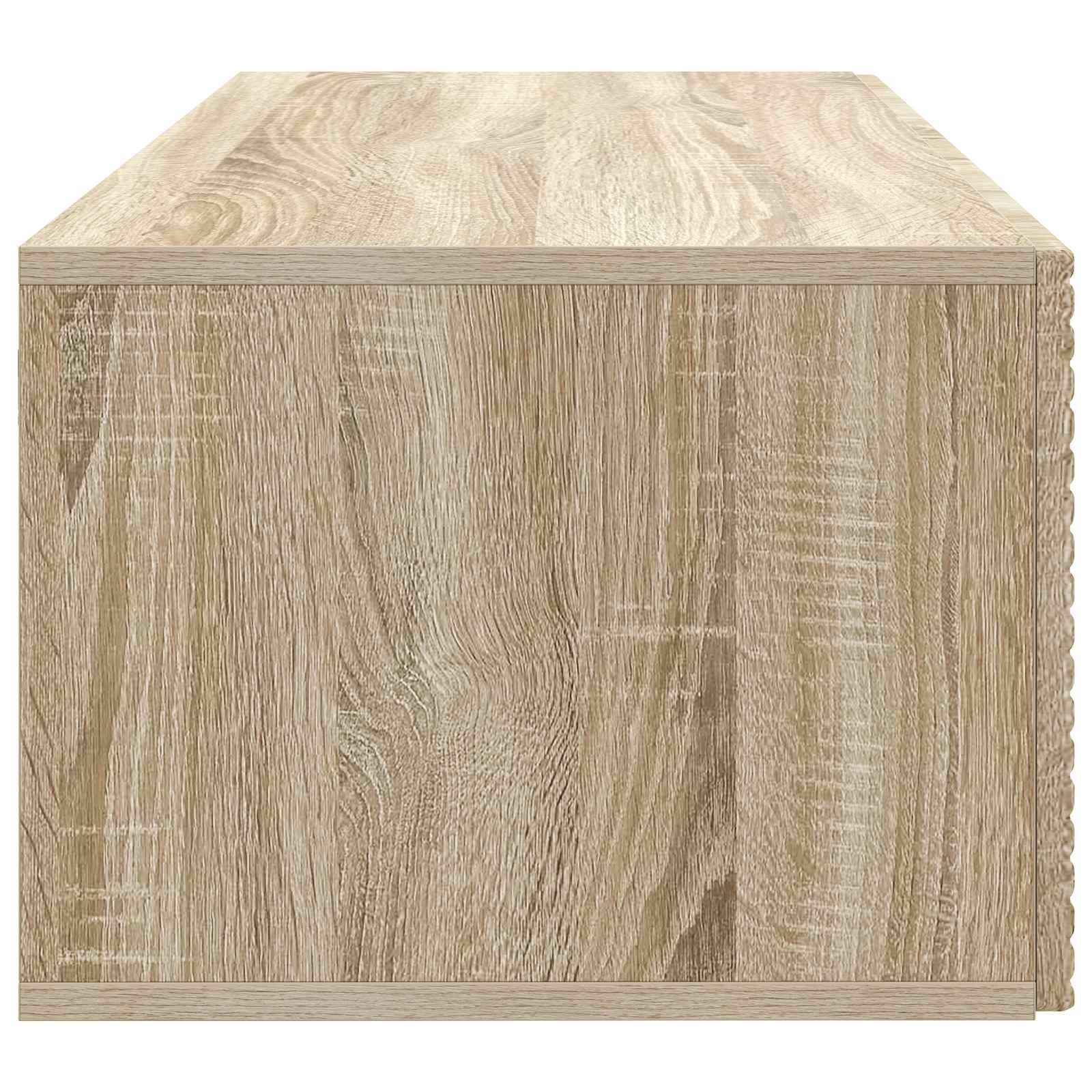 Nástěnná Tv Skříň Dub Sonoma 78,5 X 41 X 30 Cm Kompozitní Dřevo