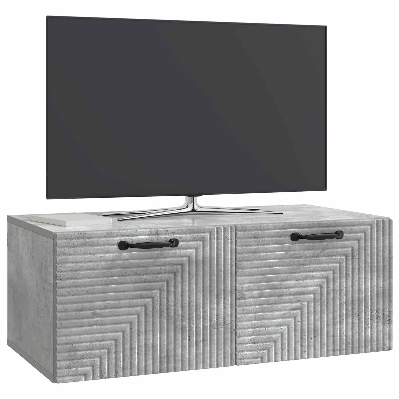 Nástěnná Tv Skříň Nástěnný Betonově Šedá 78,5 X 41 X 30 Cm