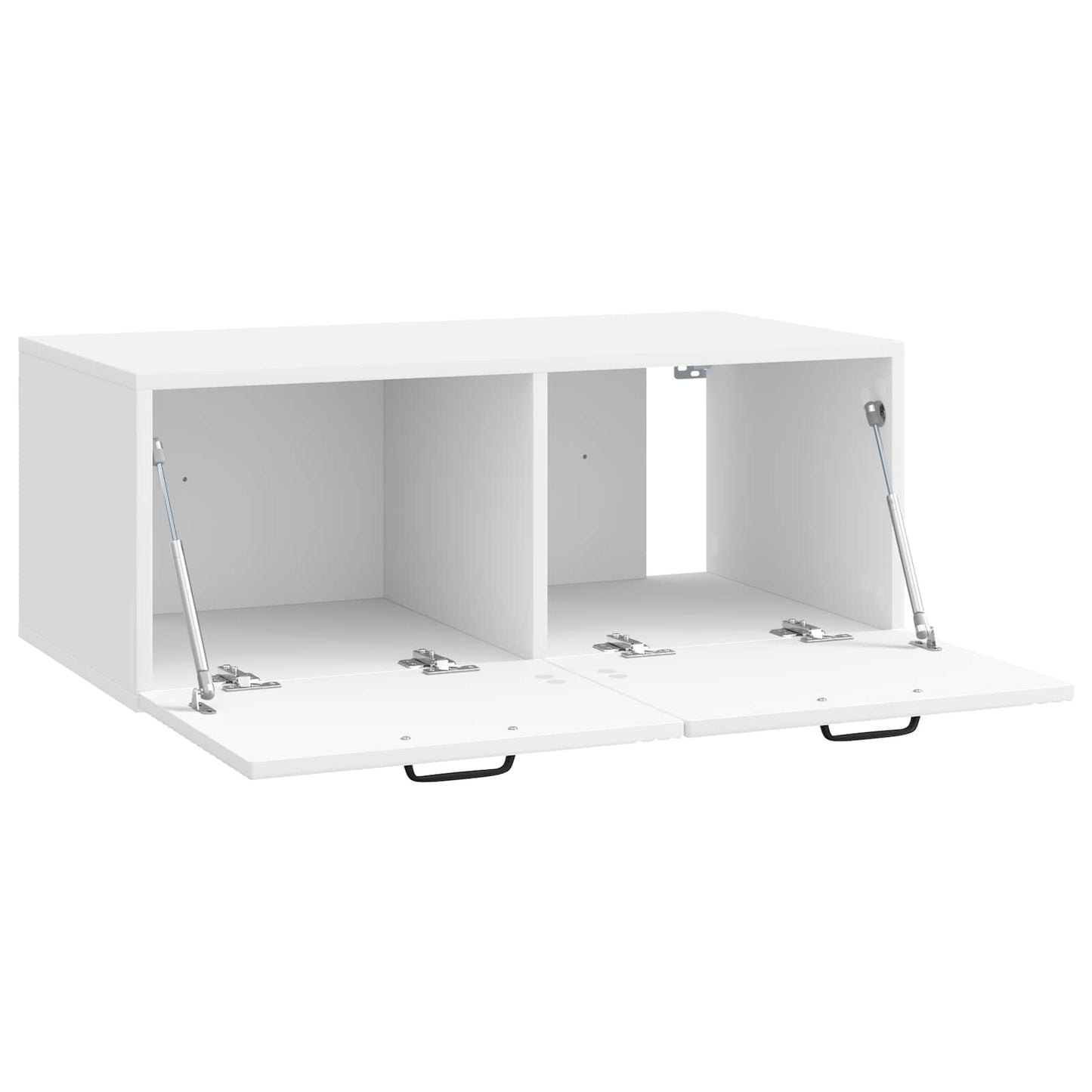 Nástěnná Tv Skříň Bílá S Vysokým Leskem 78,5 X 41 X 30 Cm