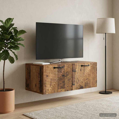 Nástěnná Tv Skříň Nástěnný Staré Dřevo 78,5 X 41 X 30 Cm