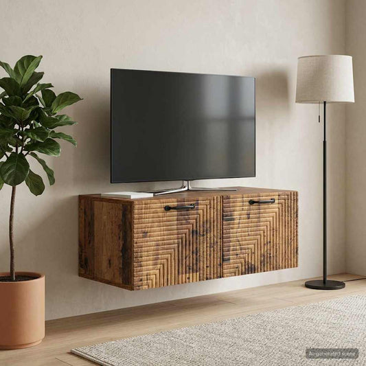 Nástěnná Tv Skříň Nástěnný Staré Dřevo 78,5 X 41 X 30 Cm