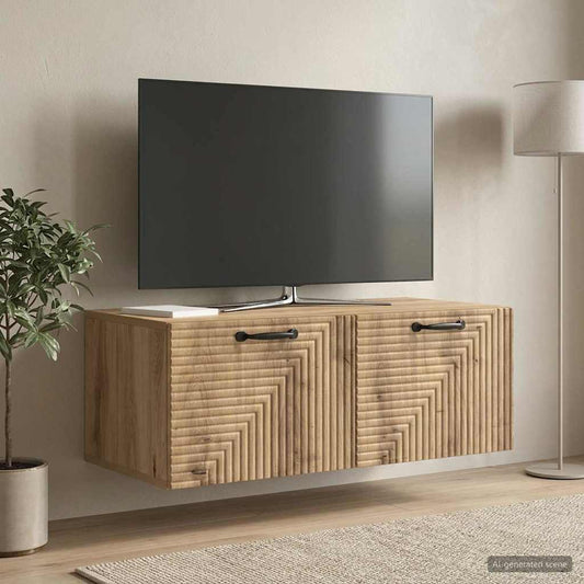 Nástěnná Tv Skříň 78,5 X 41 X 30 Cm Dub Artisan