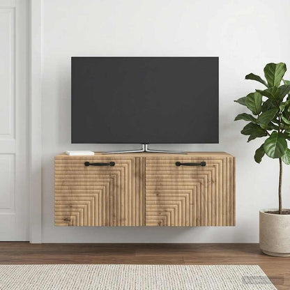 Nástěnná Tv Skříň 78,5 X 41 X 30 Cm Dub Artisan