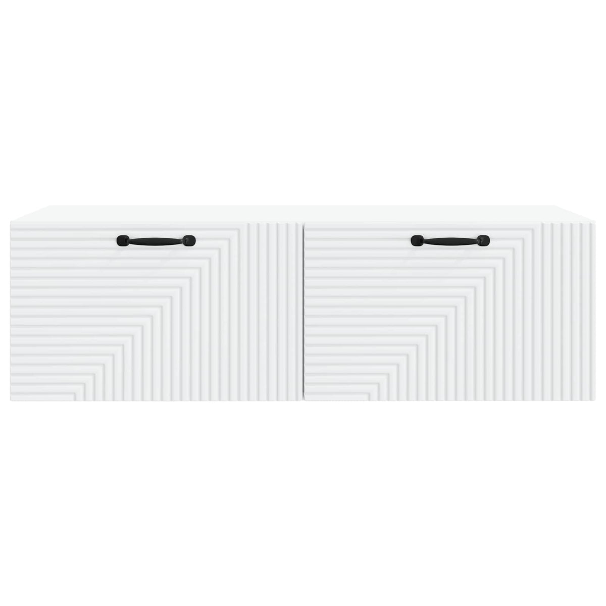 Nástěnná Tv Skříň Bílá 98 X 41 X 30 Cm Kompozitní Dřevo