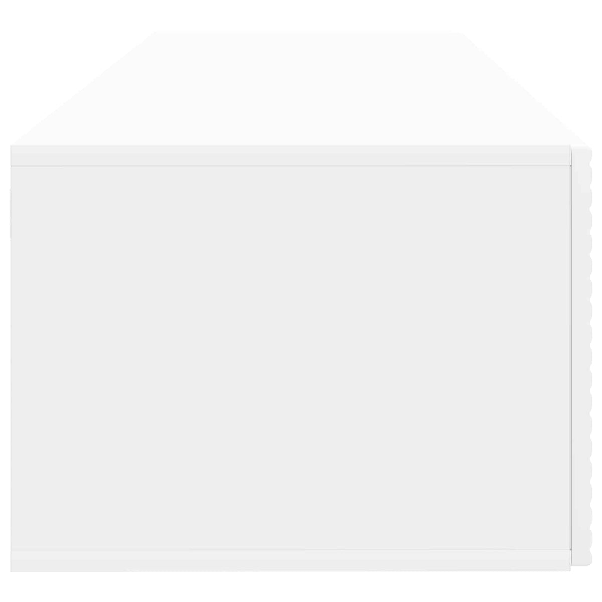 Nástěnná Tv Skříň Bílá 98 X 41 X 30 Cm Kompozitní Dřevo