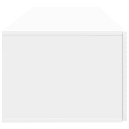 Nástěnná Tv Skříň Bílá 98 X 41 X 30 Cm Kompozitní Dřevo