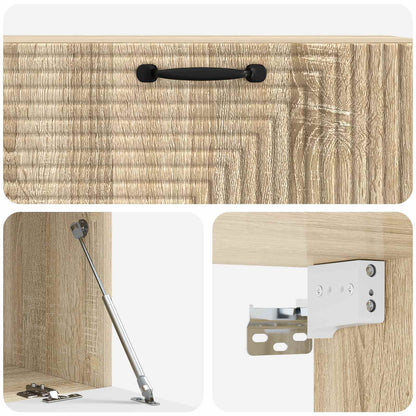 Nástěnná Tv Skříň Dub Sonoma 98 X 41 X 30 Cm Kompozitní Dřevo