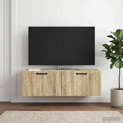 Nástěnná Tv Skříň Dub Sonoma 98 X 41 X 30 Cm Kompozitní Dřevo