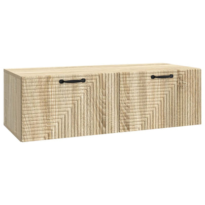 Nástěnná Tv Skříň Dub Sonoma 98 X 41 X 30 Cm Kompozitní Dřevo