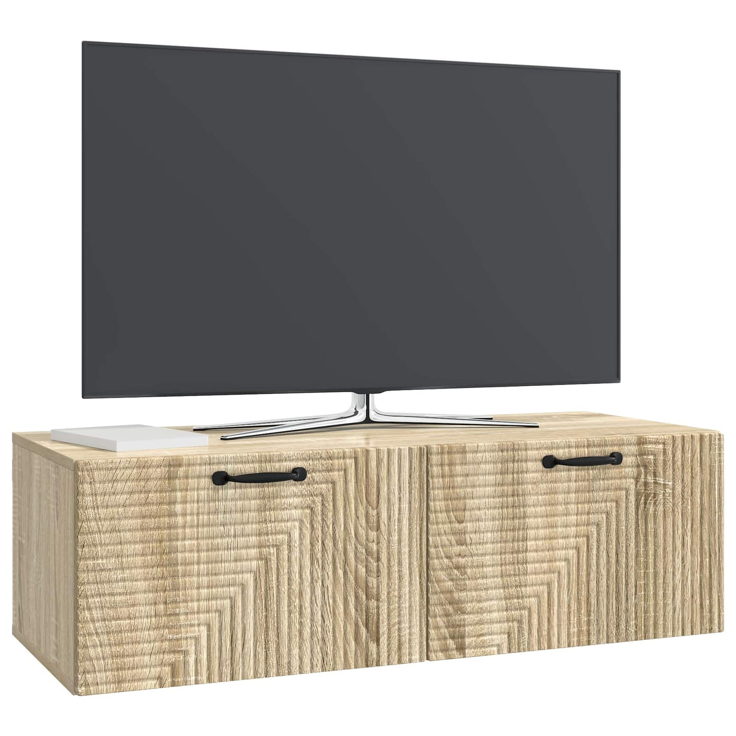 Nástěnná Tv Skříň Dub Sonoma 98 X 41 X 30 Cm Kompozitní Dřevo