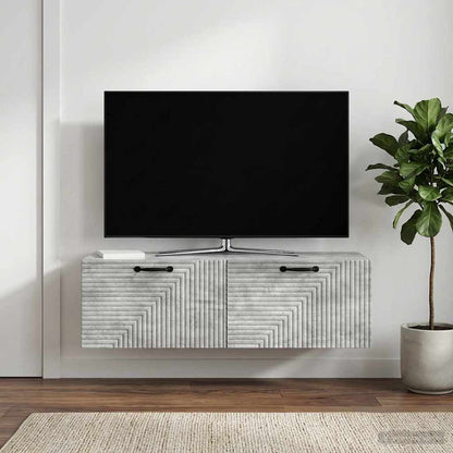 Nástěnná Tv Skříň Nástěnný Betonově Šedá 98 X 41 X 30 Cm