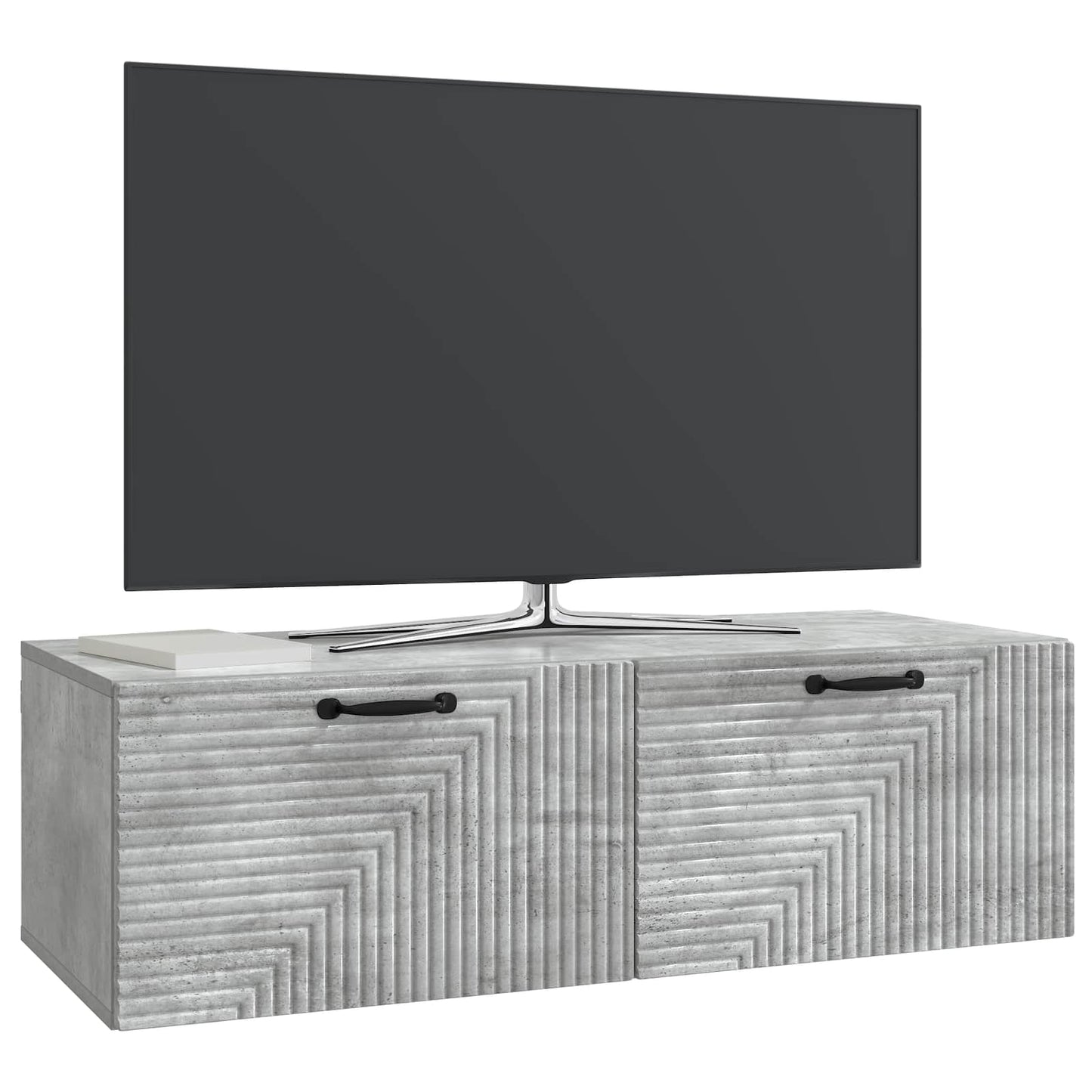 Nástěnná Tv Skříň Nástěnný Betonově Šedá 98 X 41 X 30 Cm