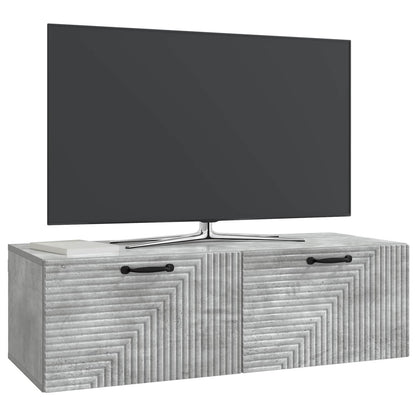 Nástěnná Tv Skříň Nástěnný Betonově Šedá 98 X 41 X 30 Cm