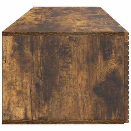 Nástěnná Tv Skříň Kouřový Dub 98 X 41 X 30 Cm Kompozitní Dřevo
