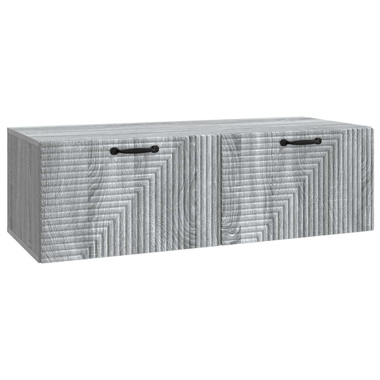 Nástěnná Tv Skříň Šedá Sonoma 98 X 41 X 30 Cm Kompozitní Dřevo