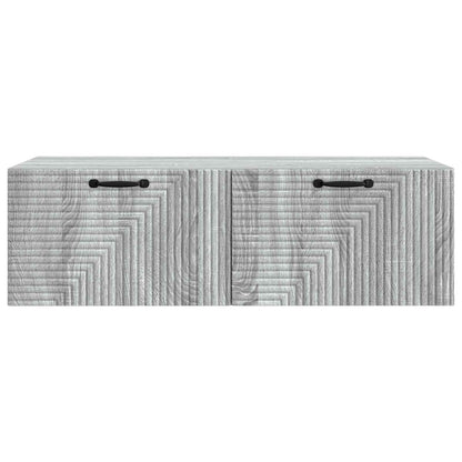 Nástěnná Tv Skříň Šedá Sonoma 98 X 41 X 30 Cm Kompozitní Dřevo