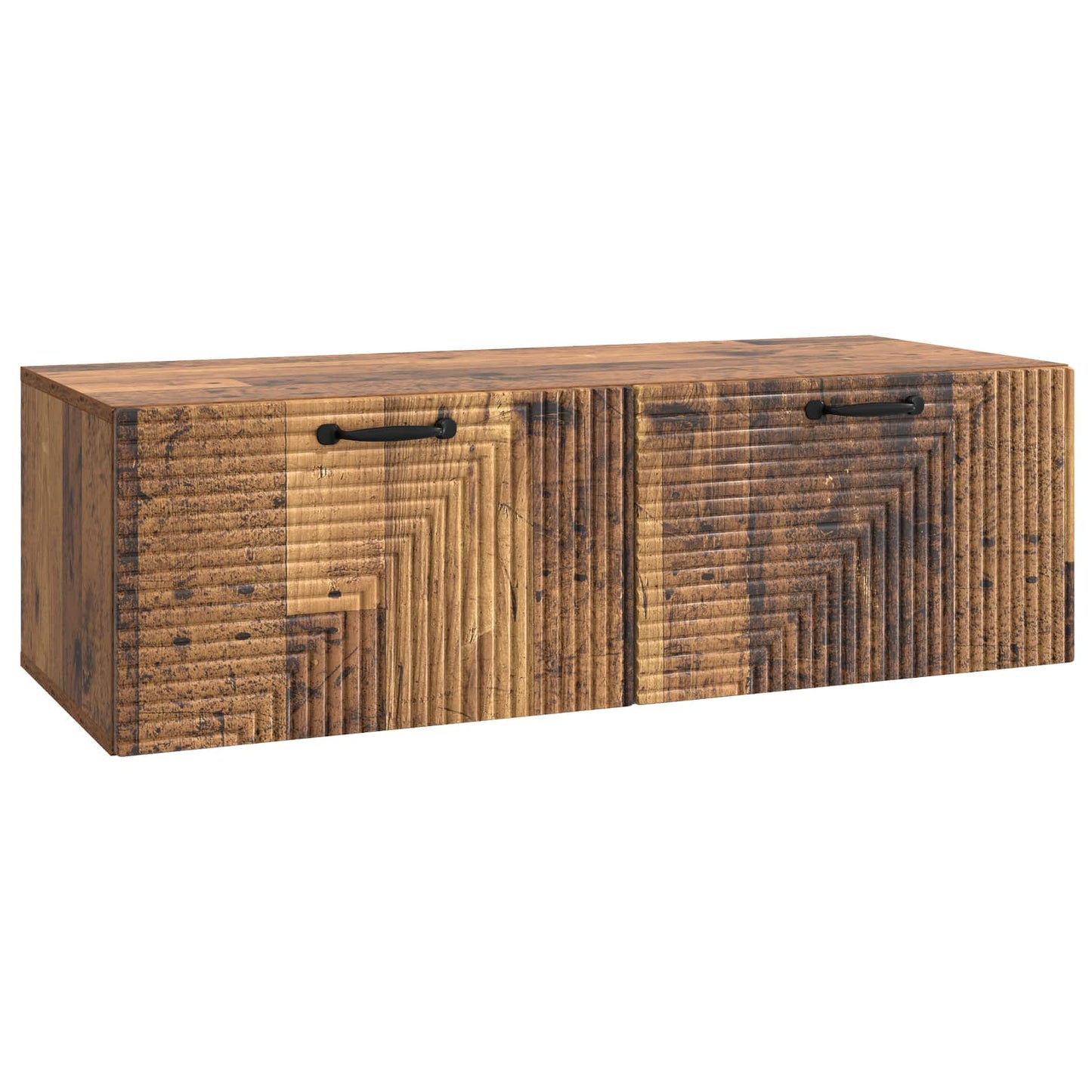 Nástěnná Tv Skříň Staré Dřevo 98 X 41 X 30 Cm Kompozitní Dřevo