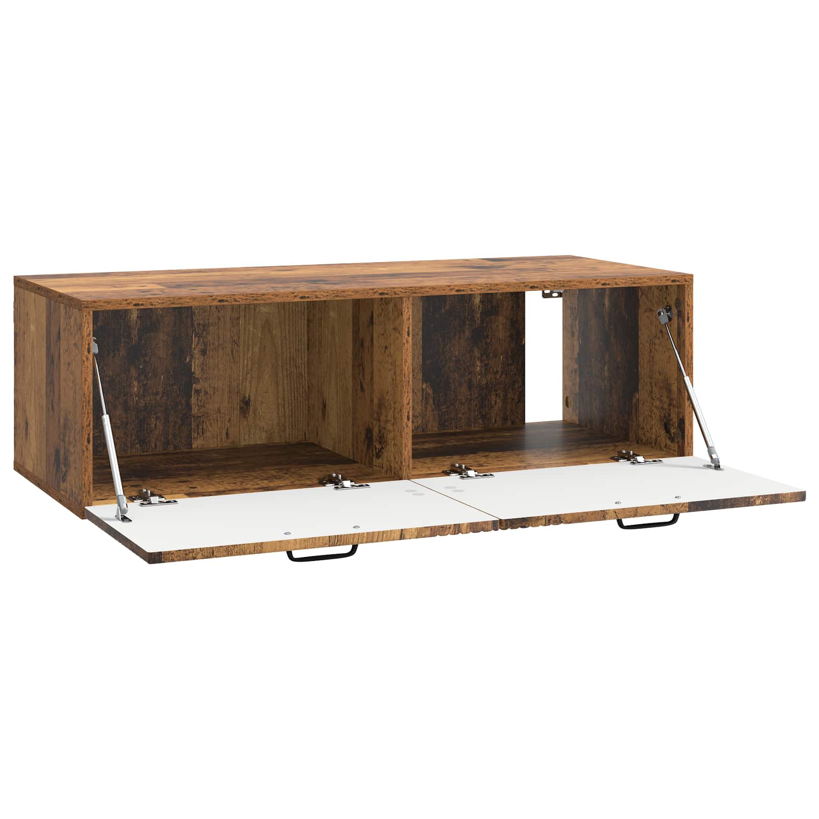 Nástěnná Tv Skříň Staré Dřevo 98 X 41 X 30 Cm Kompozitní Dřevo