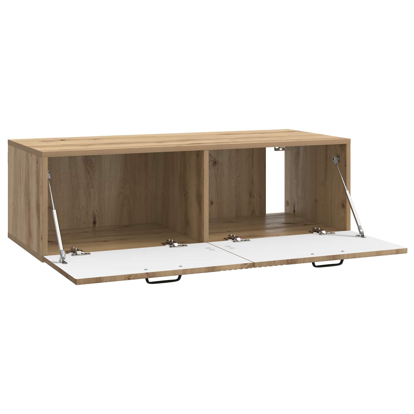 Nástěnná Tv Skříň 98 X 41 X 30 Cm Dub Artisan Kompozitní Dřevo