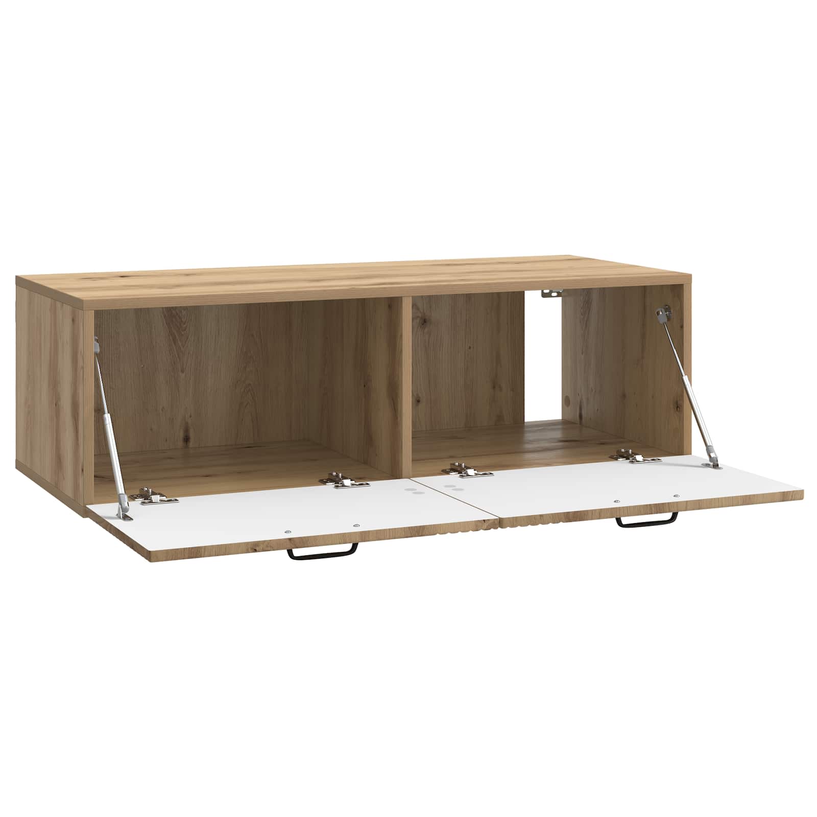 Nástěnná Tv Skříň 98 X 41 X 30 Cm Dub Artisan Kompozitní Dřevo