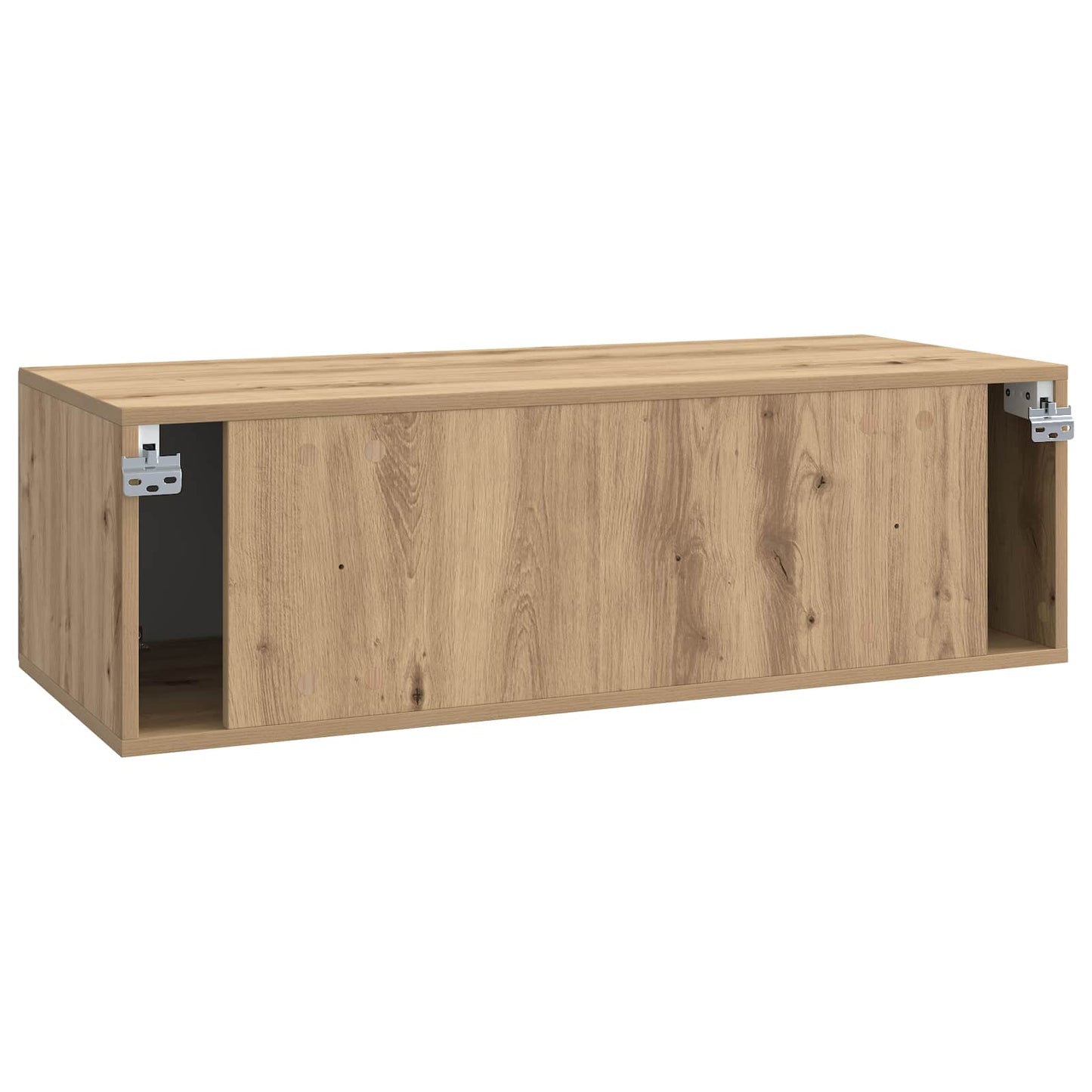 Nástěnná Tv Skříň 98 X 41 X 30 Cm Dub Artisan Kompozitní Dřevo