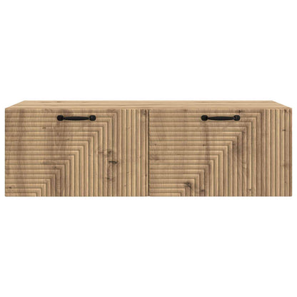 Nástěnná Tv Skříň 98 X 41 X 30 Cm Dub Artisan Kompozitní Dřevo