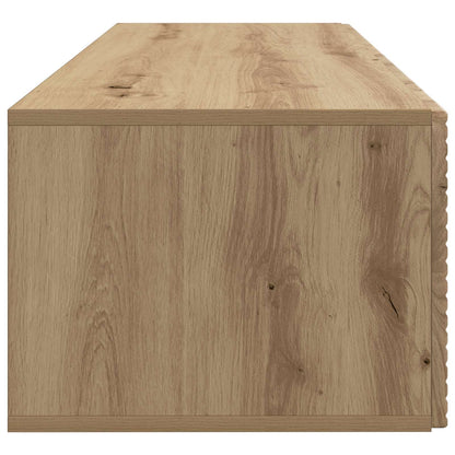 Nástěnná Tv Skříň 98 X 41 X 30 Cm Dub Artisan Kompozitní Dřevo