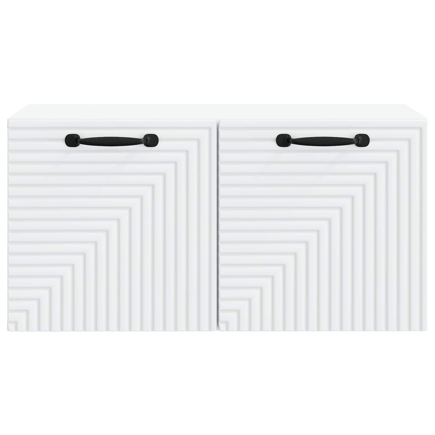 Nástěnná Tv Skříň Bílá 59,5 X 31 X 30 Cm Kompozitní Dřevo