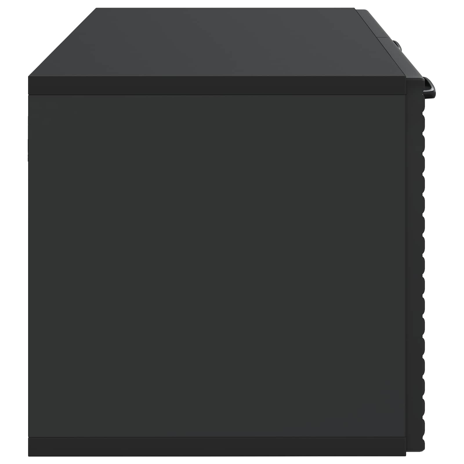 Nástěnná Tv Skříň Černá 59,5 X 31 X 30 Cm Kompozitní Dřevo