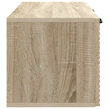 Nástěnná Tv Skříň Dub Sonoma 59,5 X 31 X 30 Cm Kompozitní Dřevo
