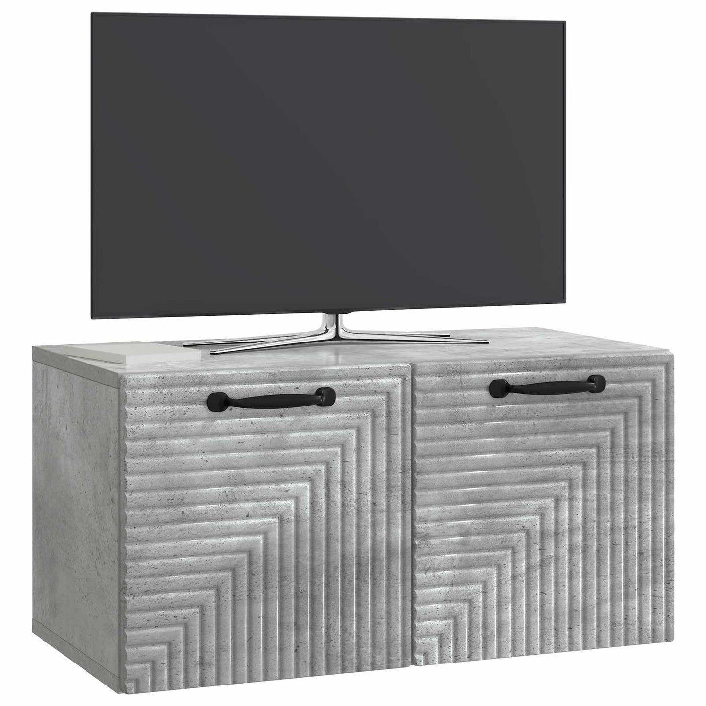 Nástěnná Tv Skříň Nástěnný Betonově Šedá 59,5 X 31 X 30 Cm