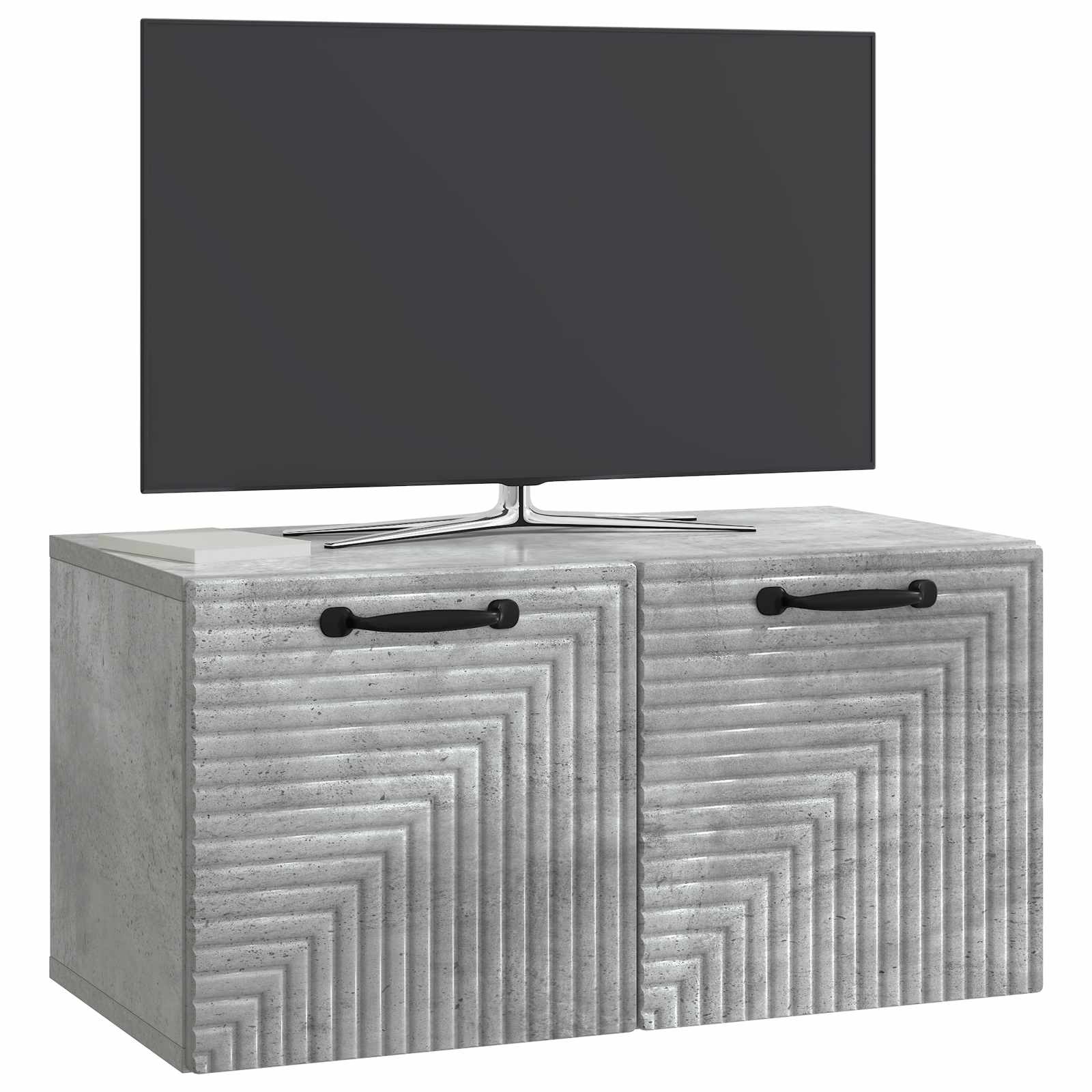 Nástěnná Tv Skříň Nástěnný Betonově Šedá 59,5 X 31 X 30 Cm