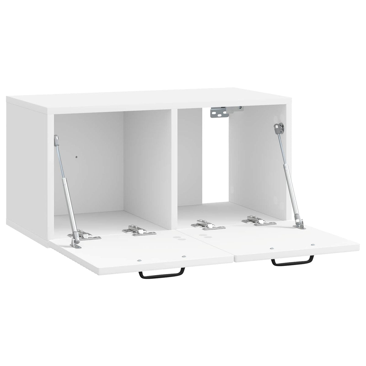 Nástěnná Tv Skříň Bílá S Vysokým Leskem 59,5 X 31 X 30 Cm