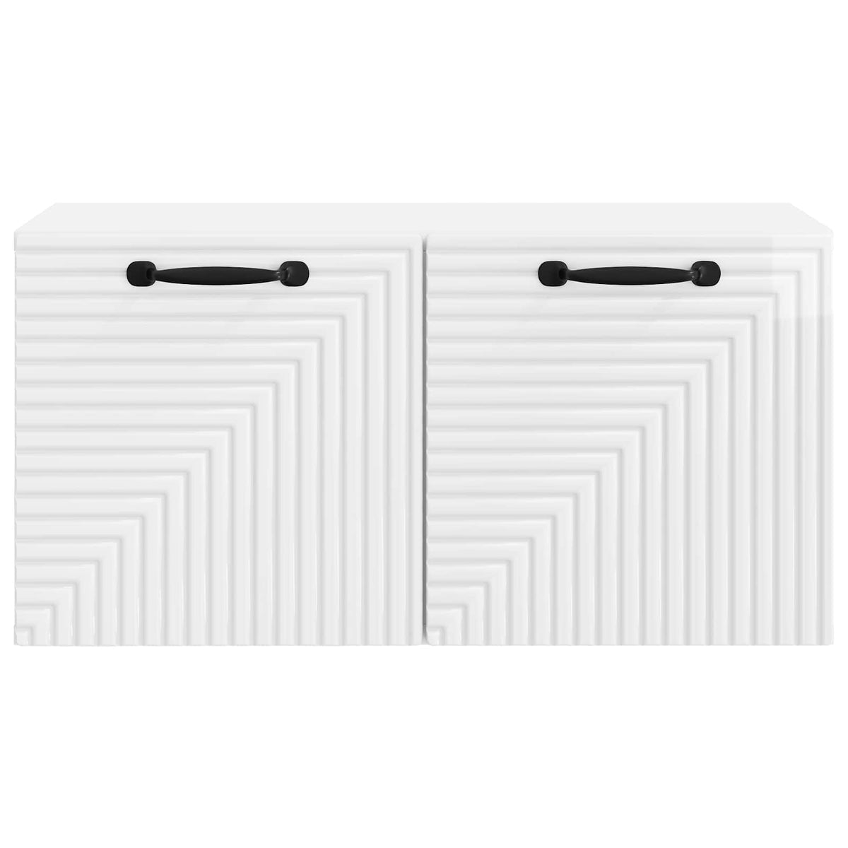 Nástěnná Tv Skříň Bílá S Vysokým Leskem 59,5 X 31 X 30 Cm