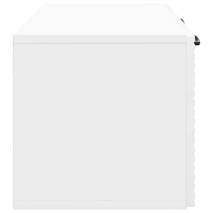 Nástěnná Tv Skříň Bílá S Vysokým Leskem 59,5 X 31 X 30 Cm