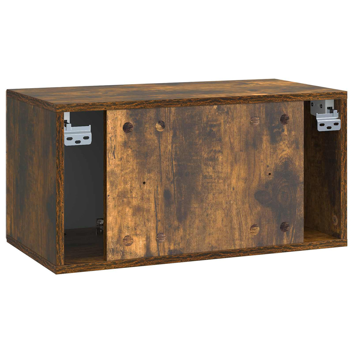 Nástěnná Tv Skříň Nástěnný Kouřový Dub 59,5 X 31 X 30 Cm