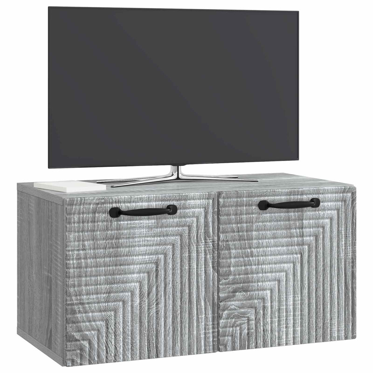 Nástěnná Tv Skříň Nástěnný Šedá Sonoma 59,5 X 31 X 30 Cm