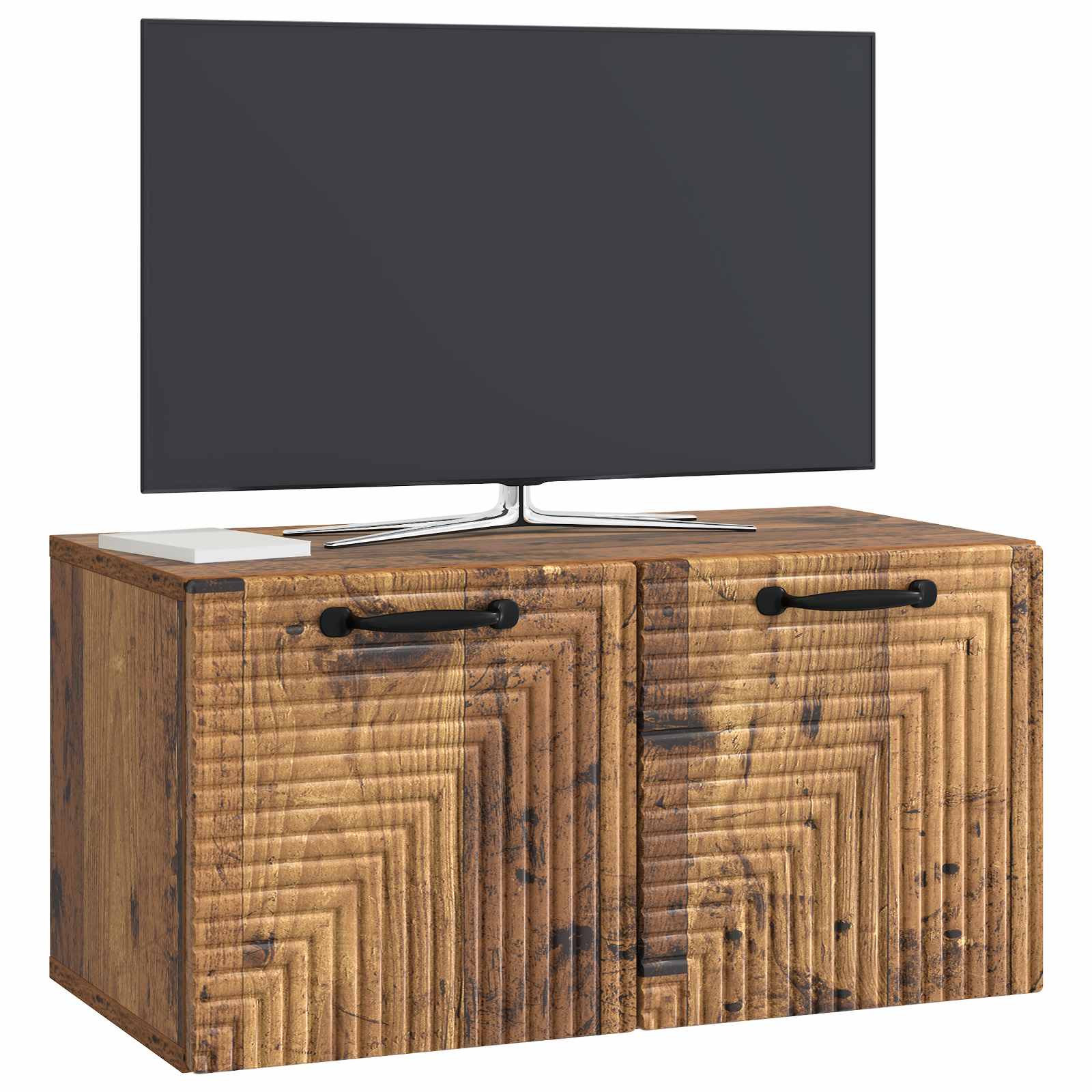 Nástěnná Tv Skříň Nástěnný Staré Dřevo 59,5 X 31 X 30 Cm