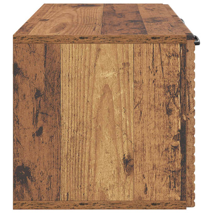 Nástěnná Tv Skříň Nástěnný Staré Dřevo 59,5 X 31 X 30 Cm