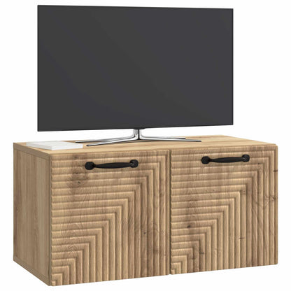Nástěnná Tv Skříň 59,5 X 31 X 30 Cm Dub Artisan