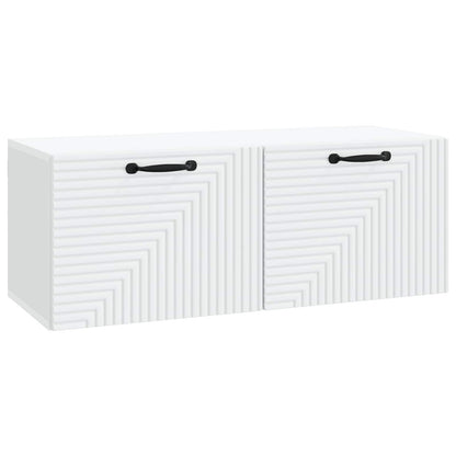 Nástěnná Tv Skříň Bílá 78,5 X 31 X 30 Cm Kompozitní Dřevo