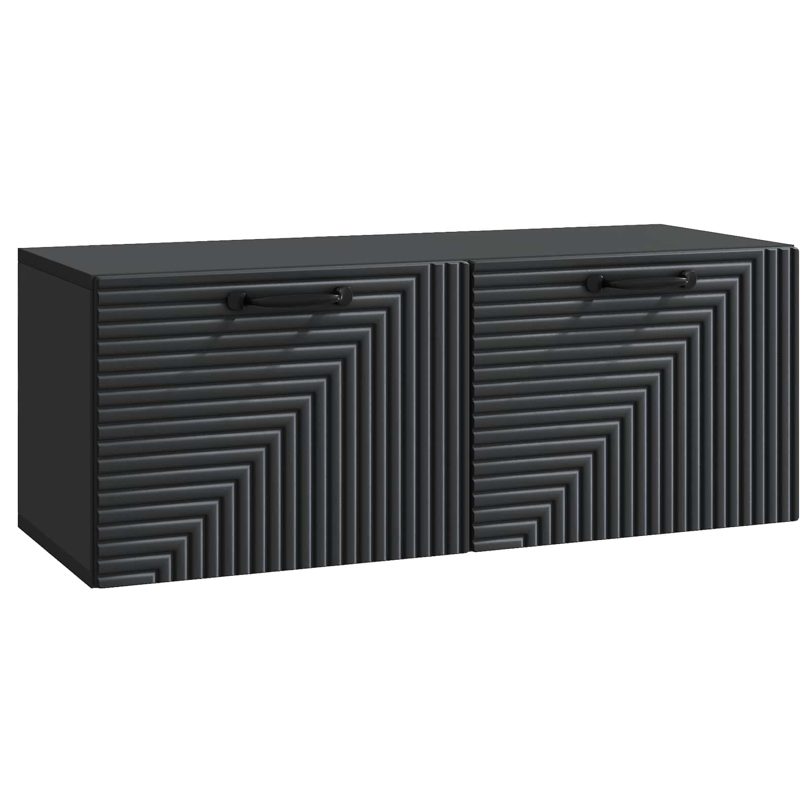 Nástěnná Tv Skříň Černá 78,5 X 31 X 30 Cm Kompozitní Dřevo