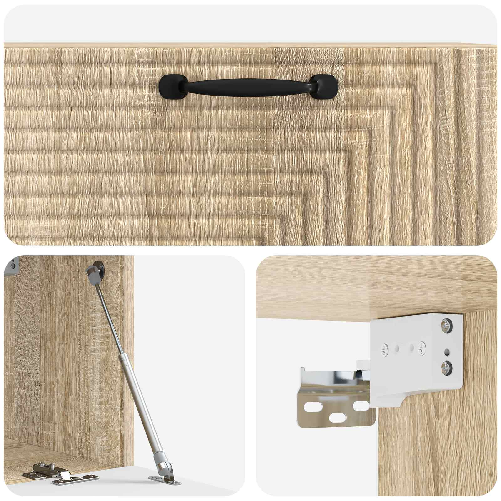 Nástěnná Tv Skříň Dub Sonoma 78,5 X 31 X 30 Cm Kompozitní Dřevo