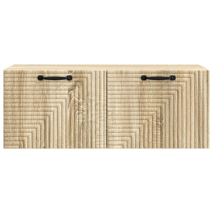 Nástěnná Tv Skříň Dub Sonoma 78,5 X 31 X 30 Cm Kompozitní Dřevo