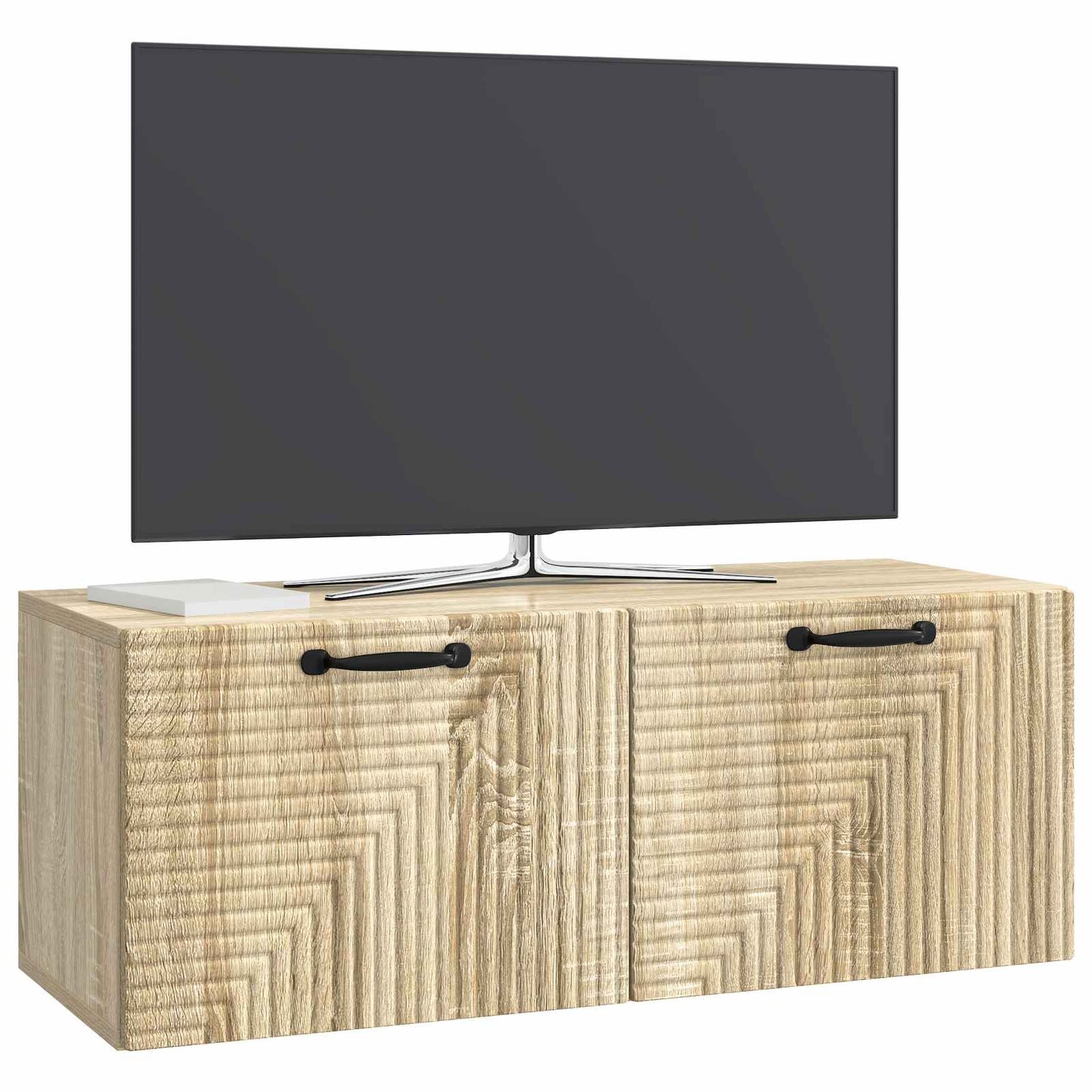 Nástěnná Tv Skříň Dub Sonoma 78,5 X 31 X 30 Cm Kompozitní Dřevo