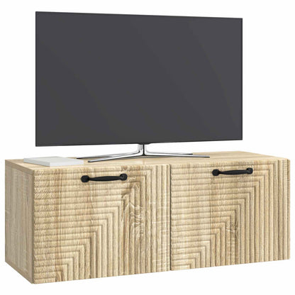 Nástěnná Tv Skříň Dub Sonoma 78,5 X 31 X 30 Cm Kompozitní Dřevo