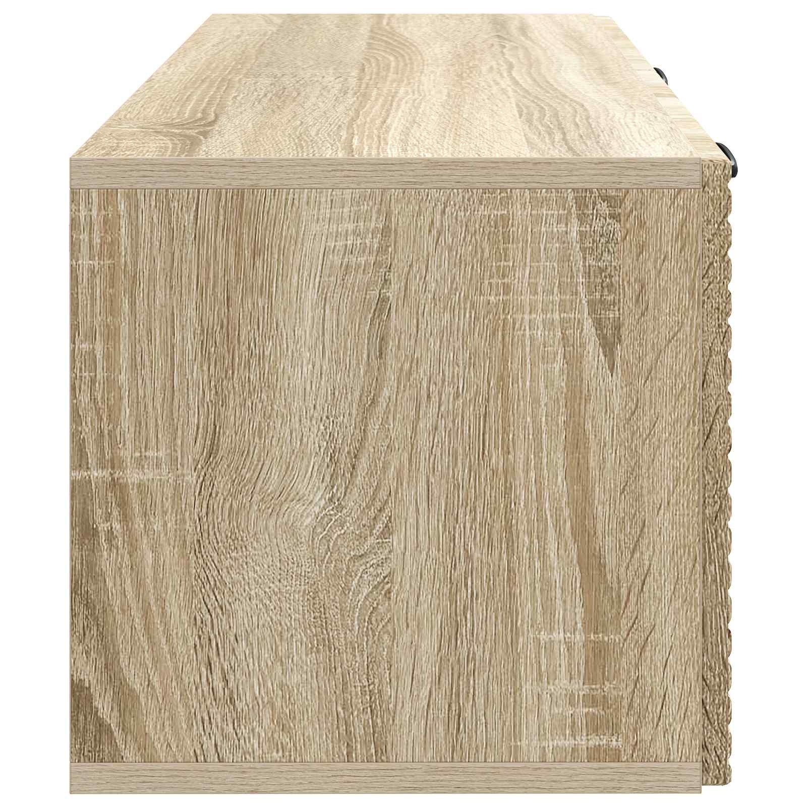 Nástěnná Tv Skříň Dub Sonoma 78,5 X 31 X 30 Cm Kompozitní Dřevo